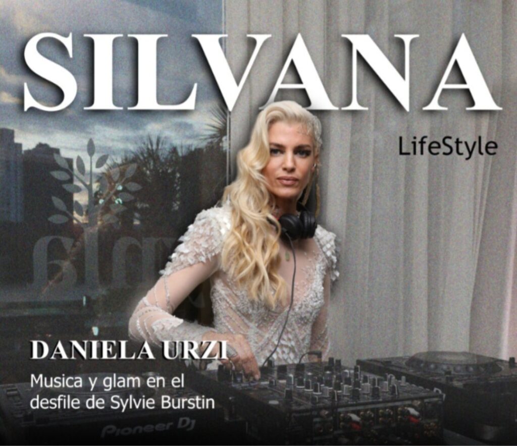 Daniela Urzi brillo con su set en el desfile de Sylvie Burstin en Designers BA