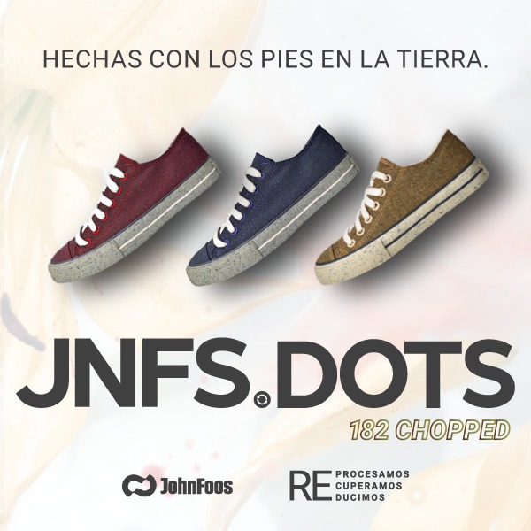 John Foos presenta JNFS.DOTS, un proyecto empresarial a base de materiales recuperados