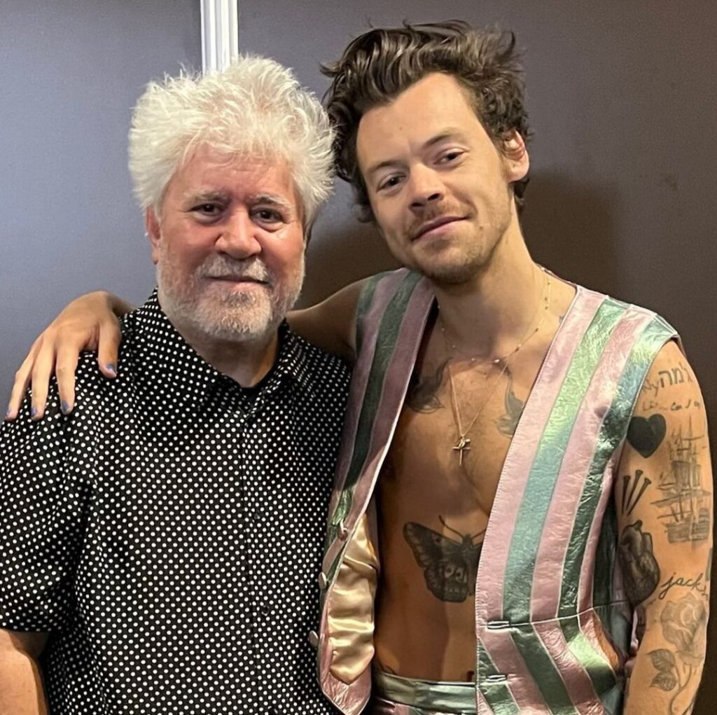 Pedro Almodovar y Harry Styles en Madrid