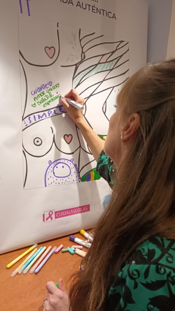 “Mirada Auténtica” es una fusiòn ùnica de arte y conciencia sobre la salud mamaria, la muestra se inaugurò en Al Diablo Coffee Roasters