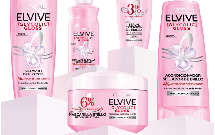 L’Oréal Paris presenta la nueva línea de Elvive Glicolic Gloss