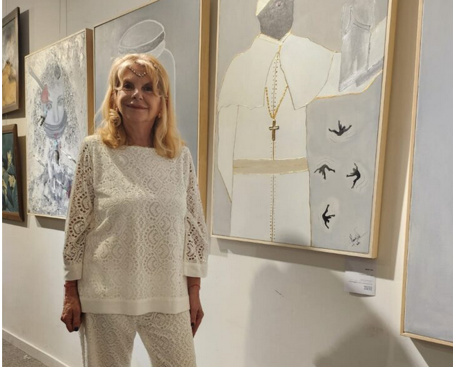 Many Lew, el Pincel Futurista, expone por primera vez «El Ultimo Tubèrculo» en el Palacio Barolo en el marco de «La Noche de los Museos»