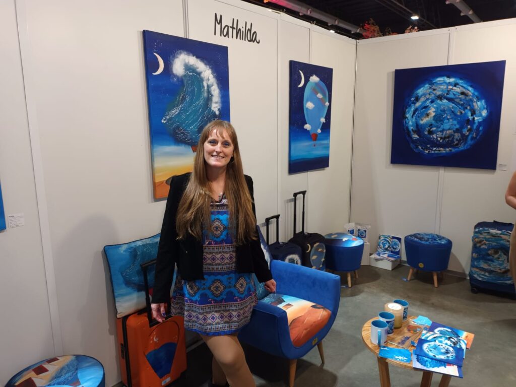 Mathilda reinventa el objeto: arte visual con sello propio en la feria Puro Diseño