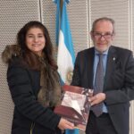 Gacela Siman Menem visitó el Archivo General de la Nacion en Buenos Aires