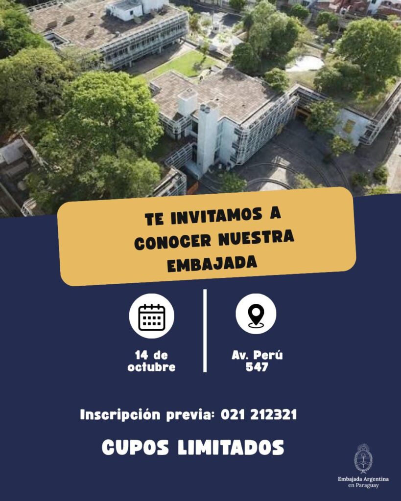 Una invitación a descubrir los jardines de la Embajada de Argentina en Paraguay