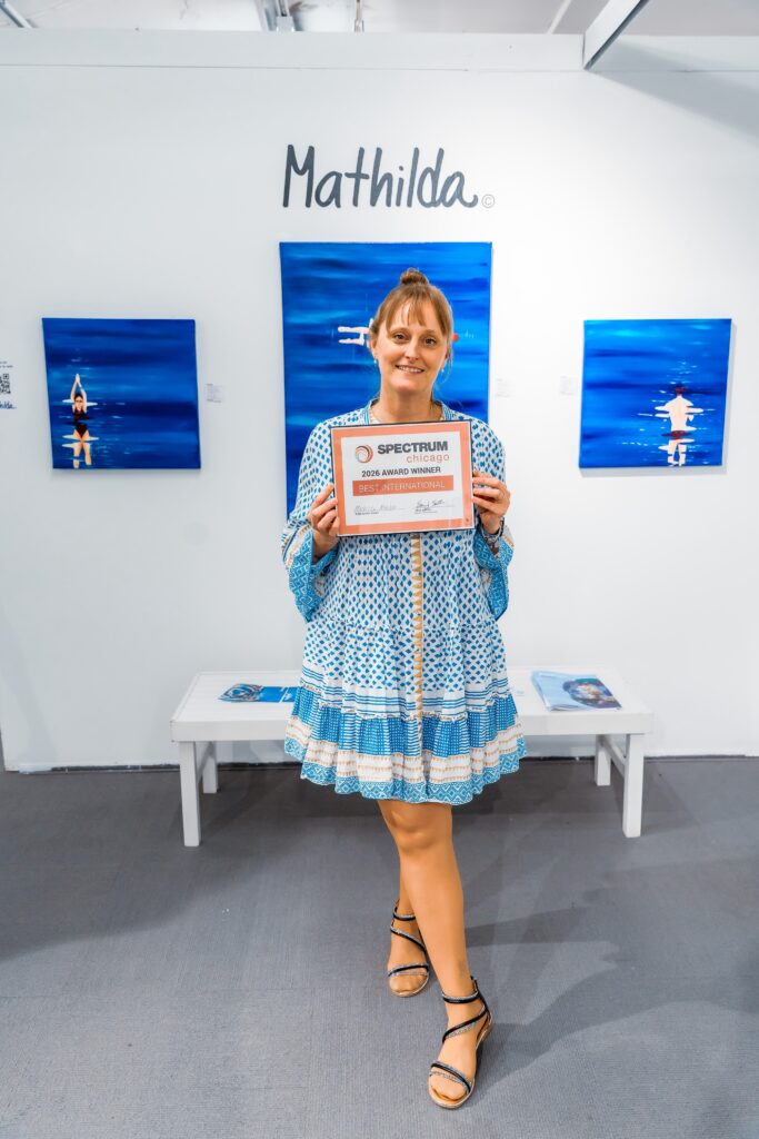 Mathilda Martin conquista la escena global del arte: elegida Mejor Artista internacional en Spectrum Chicago 2026
